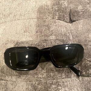 Prada Sleek Black Sunglasses